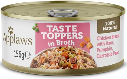 Picture of Applaws Taste Toppers Wet Dog Food Chicken Ham and Vegetable